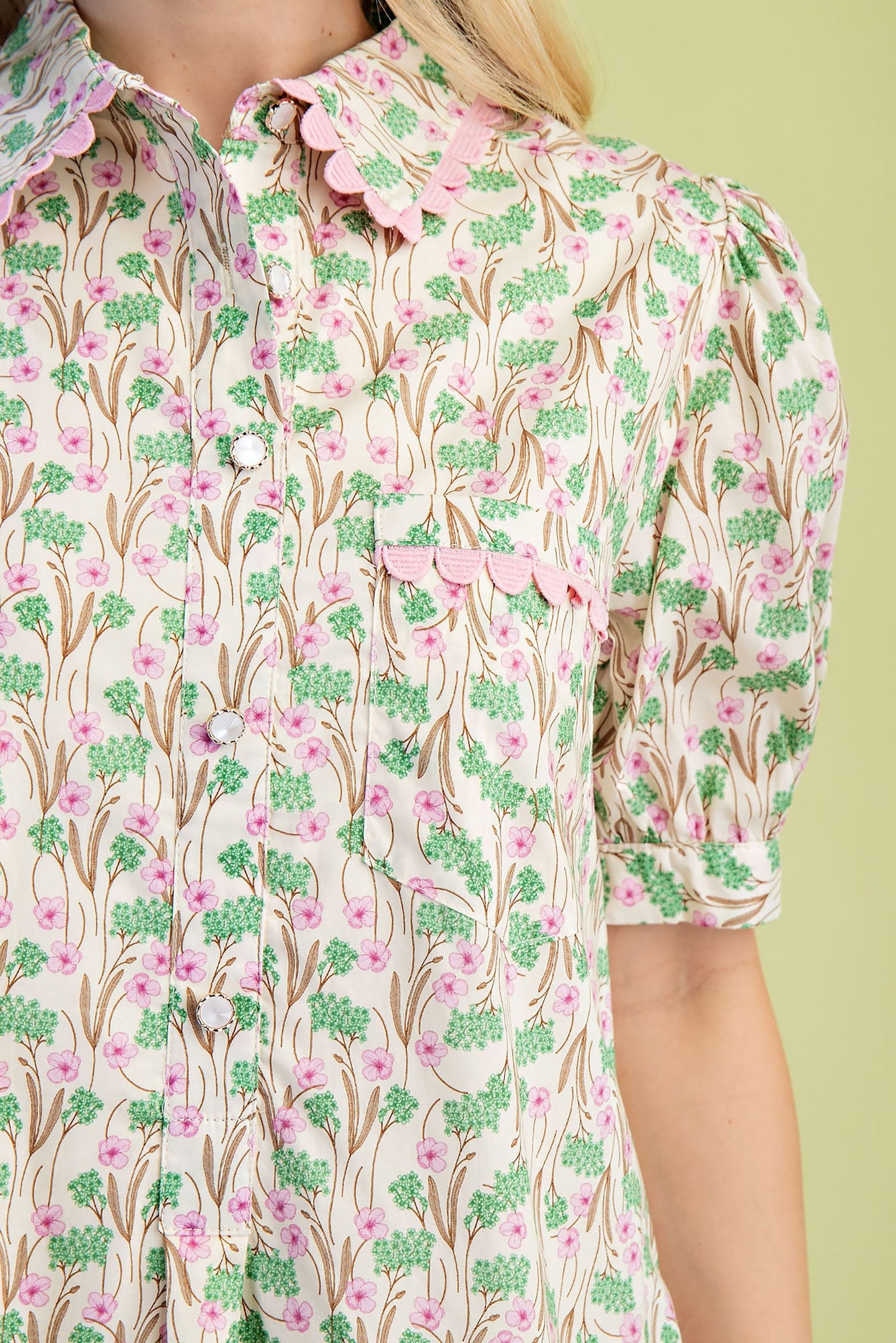Pink Floral Dress