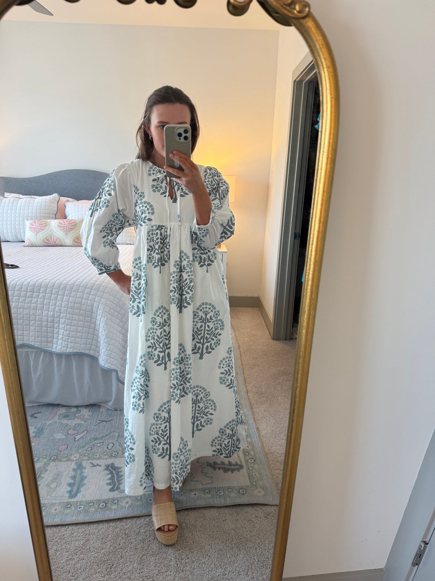 White Flora Midi