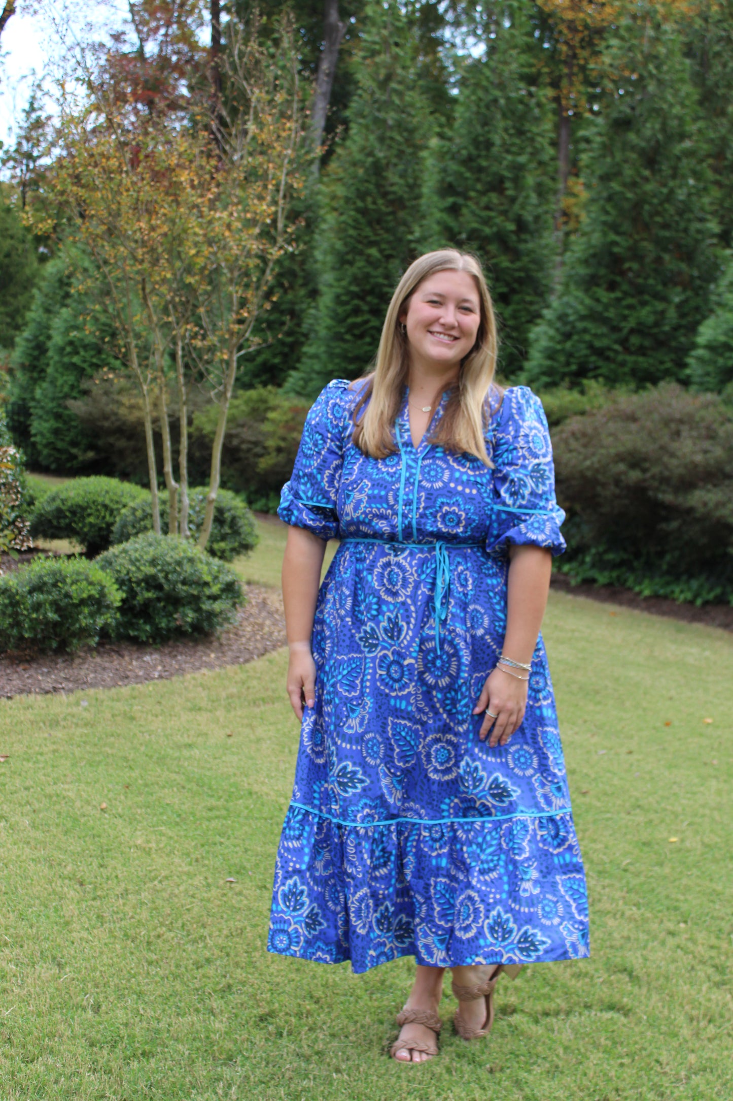Laura Floral Midi Dress