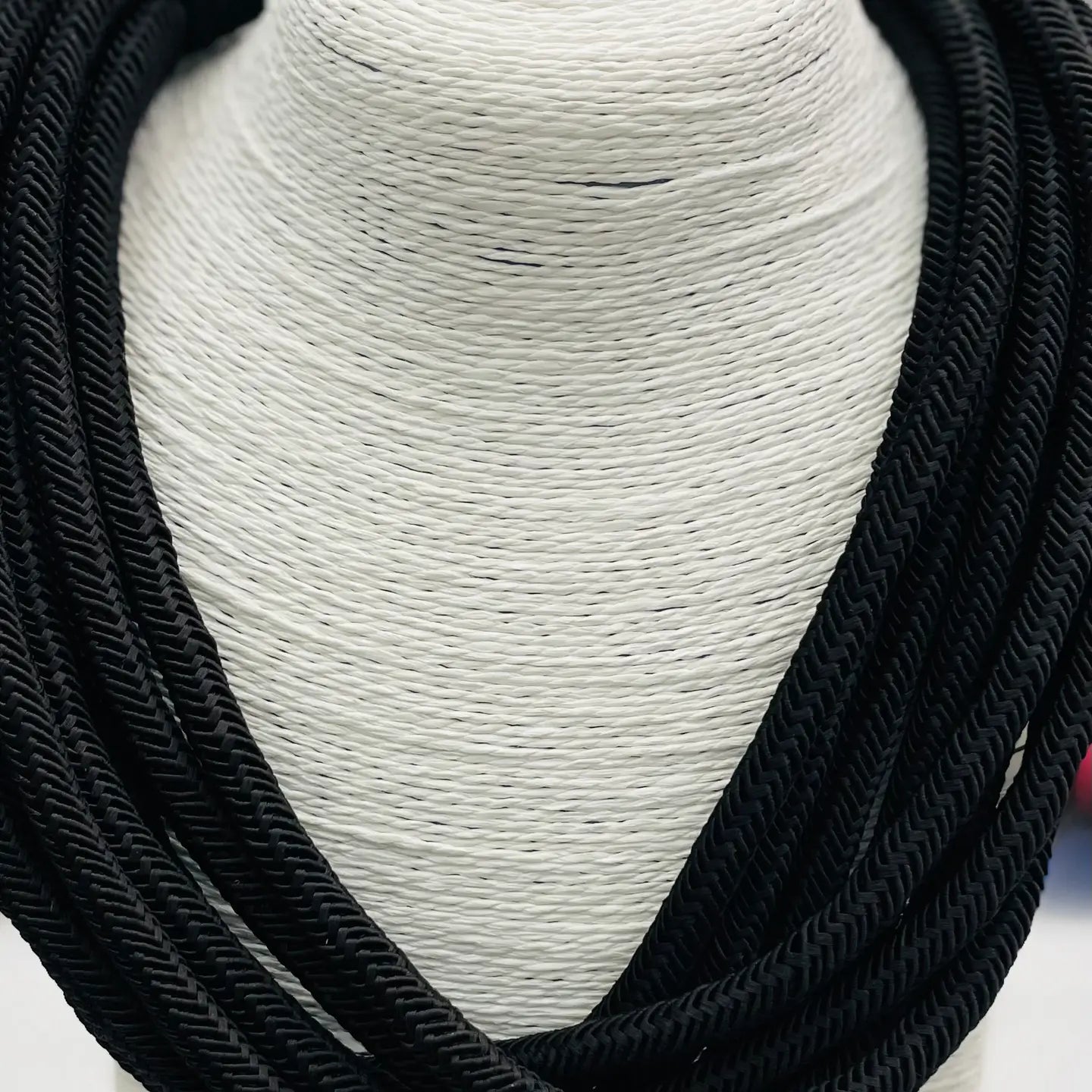 Black Slub Necklace