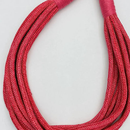 Pink Slub Necklace