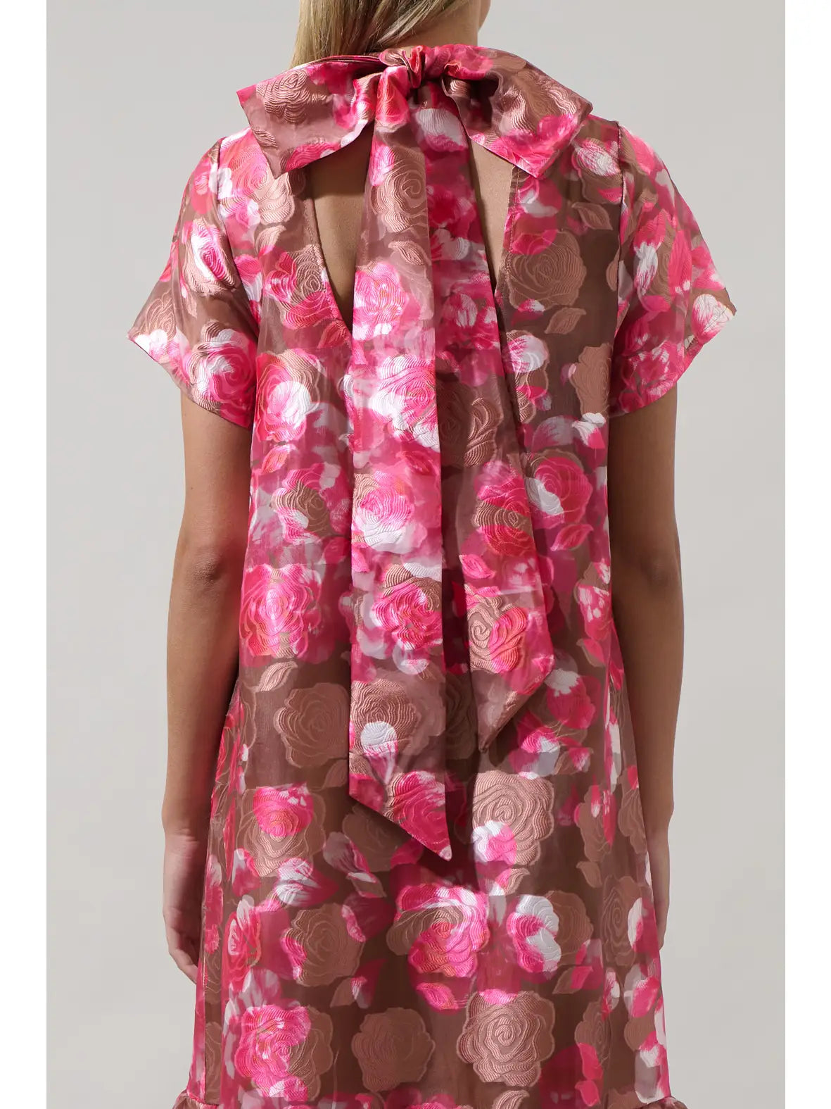 Mersin Floral Dime Long Cami Dress