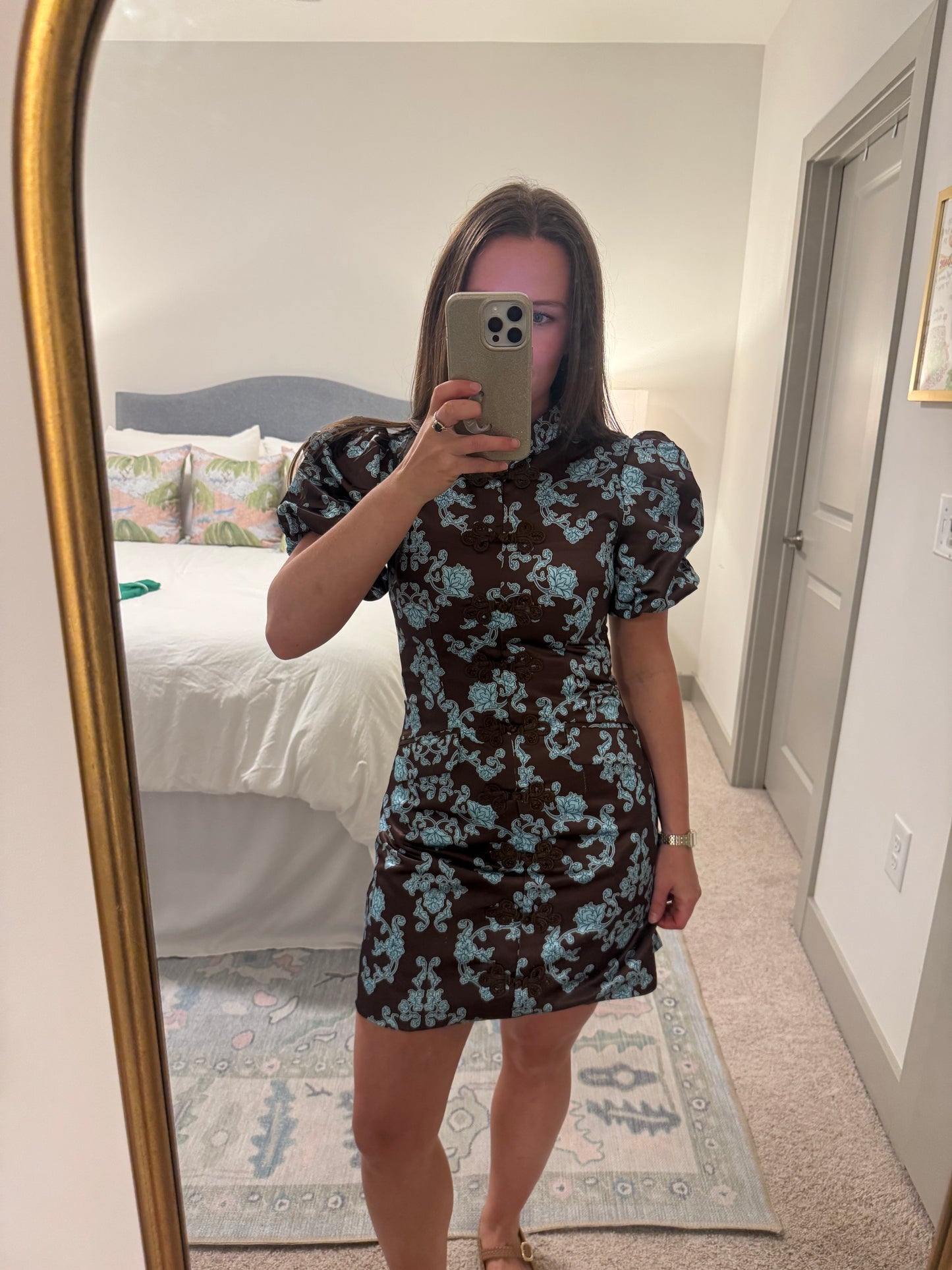 Blue and Brown Mini