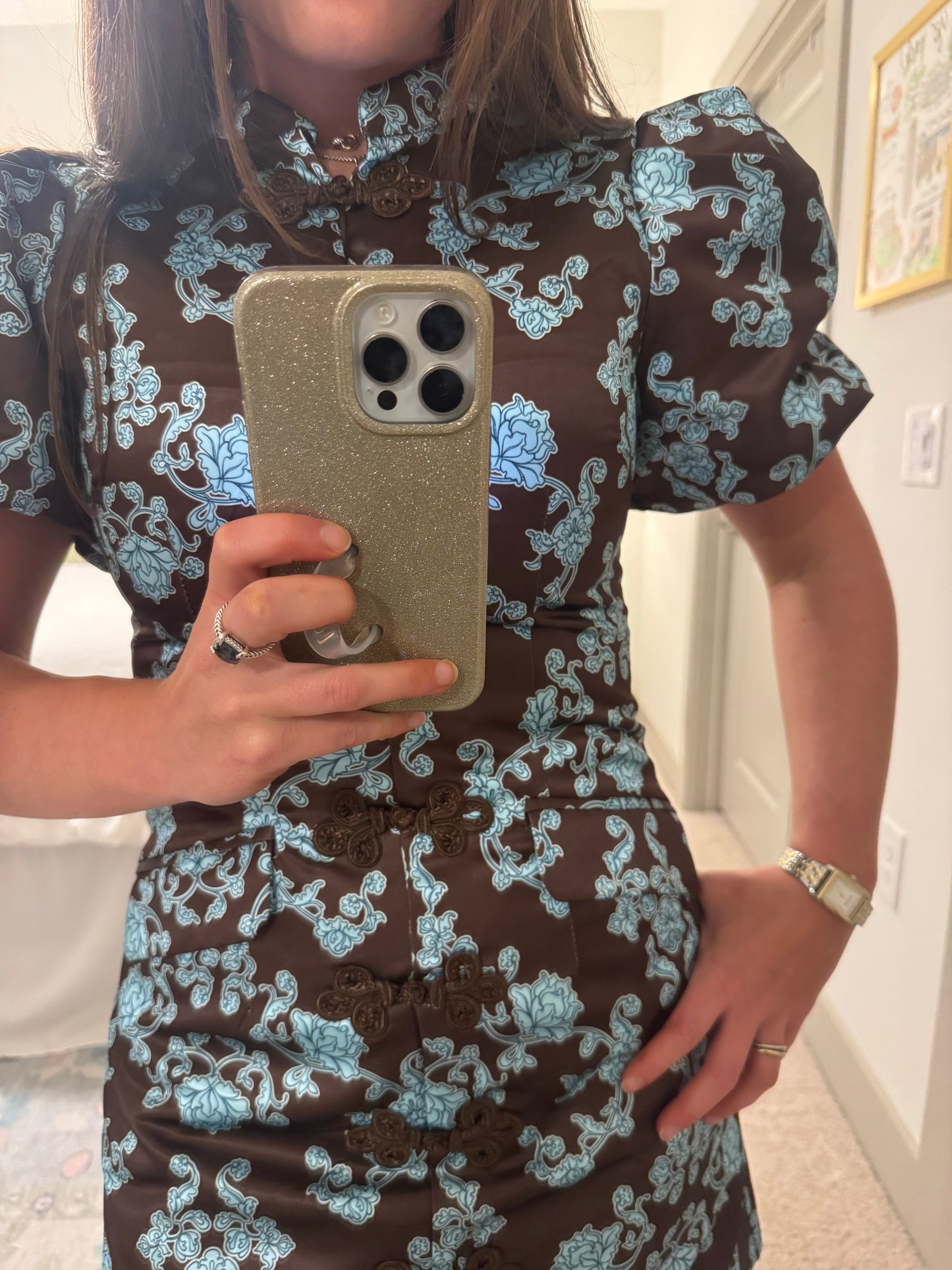 Blue and Brown Mini