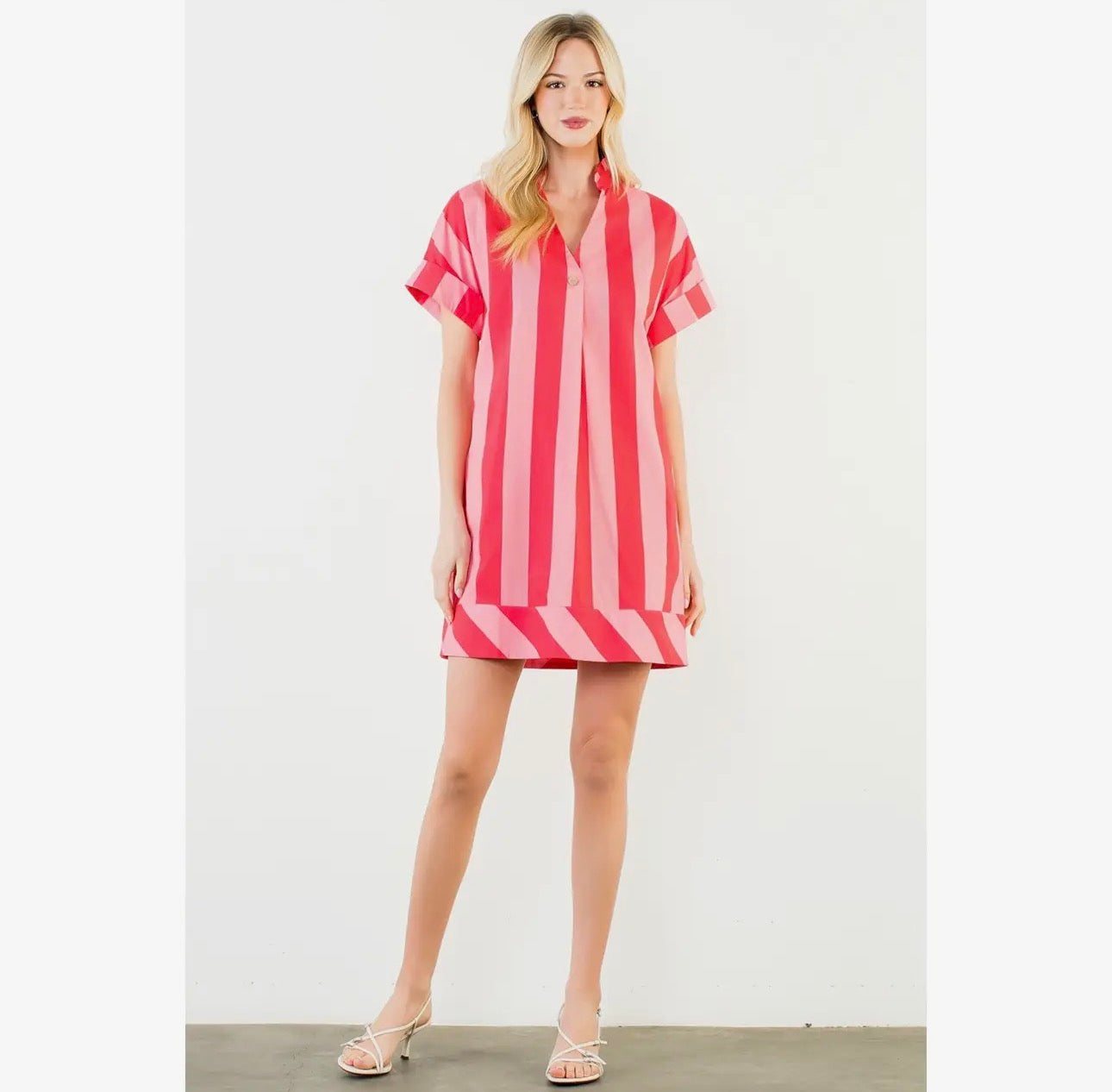 Stripe Mini Dress