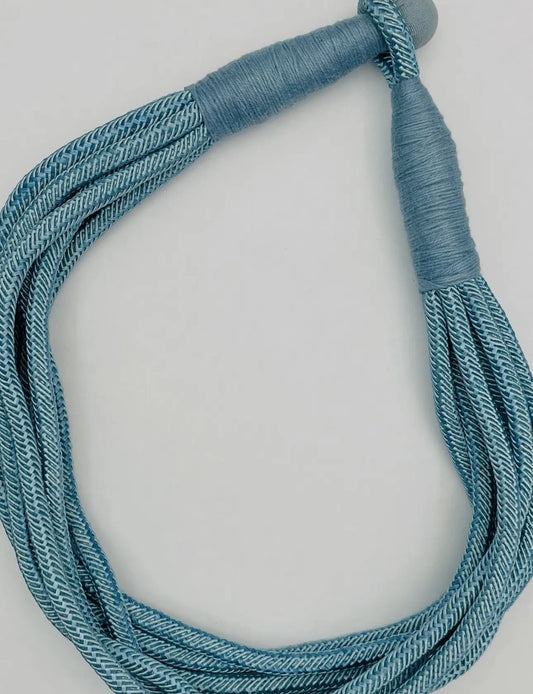Blue Slub Necklace