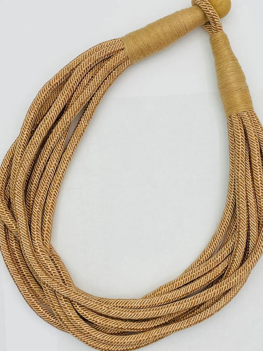 Gold Slub Necklace