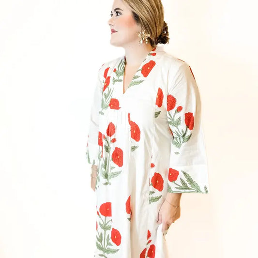 Berry Rose, Caftan Dress